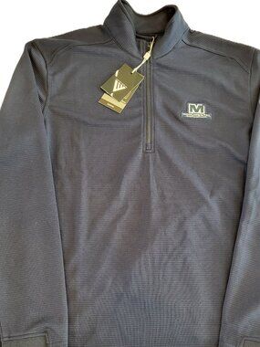 Levelwear Austin Monumental Sports Network Navy Quarter Zip Pullover M NWT